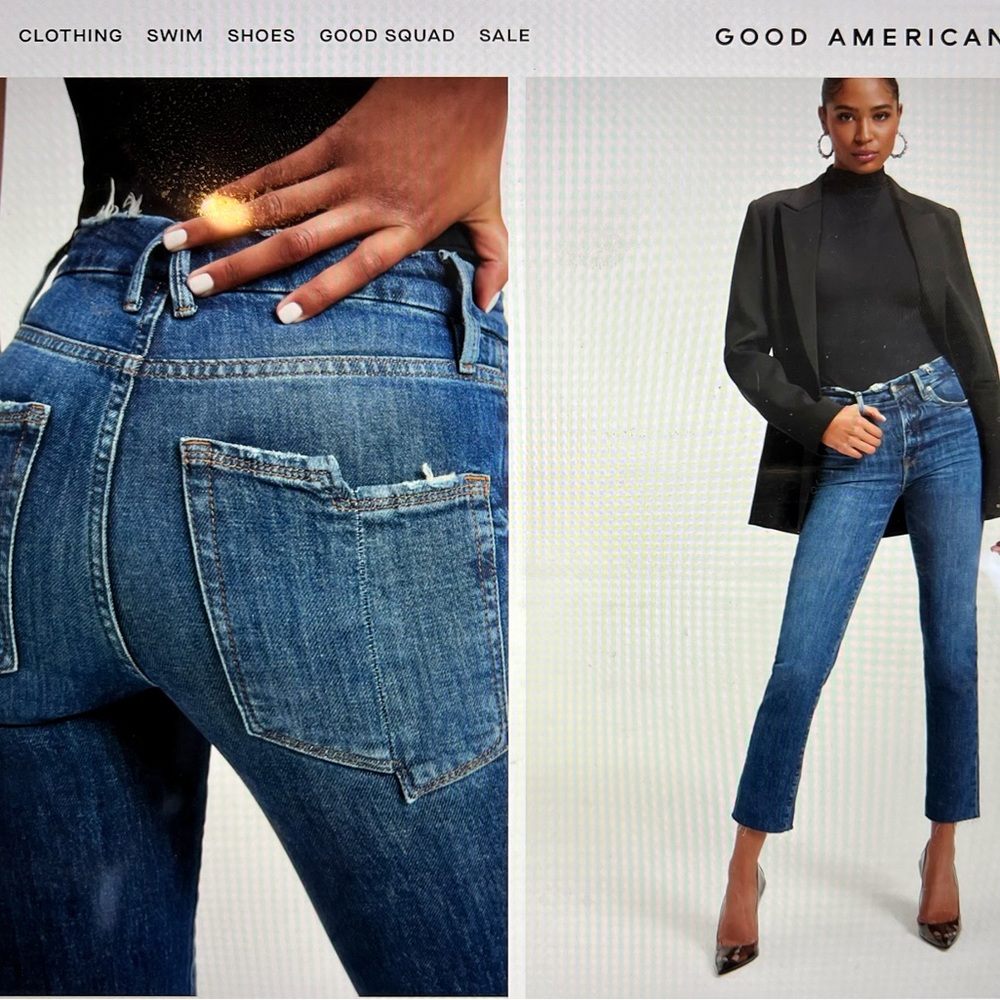GOOD AMERICAN - GOOD LEGS - Straight - Jeans - NWT SIZE 8/29